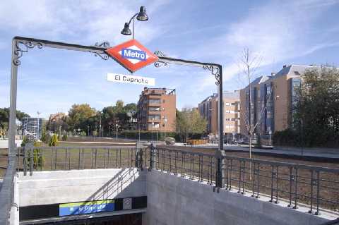 Madrid underground station