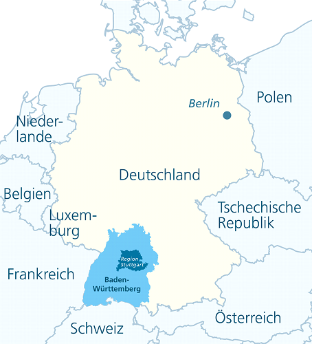Map showing the region within the country Map showing the region within the country