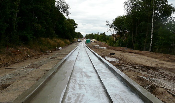 Leigh guided busway Leigh guided busway