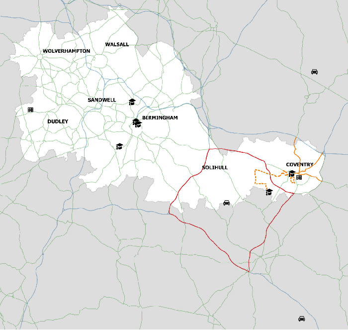 Map of the projects and key partners Map of the projects and key partners