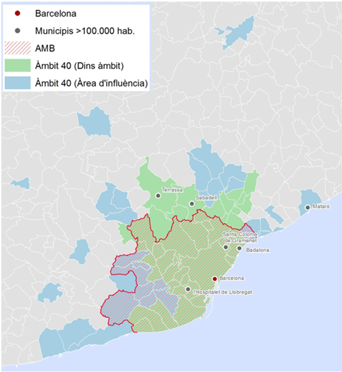 Figure 1 - Territorial areas of the Institutional Agreement