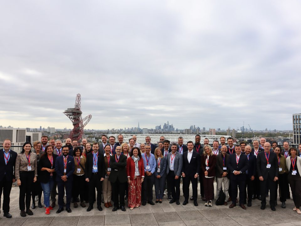 Attendees of the EMTA General Meeting in a group photo in London