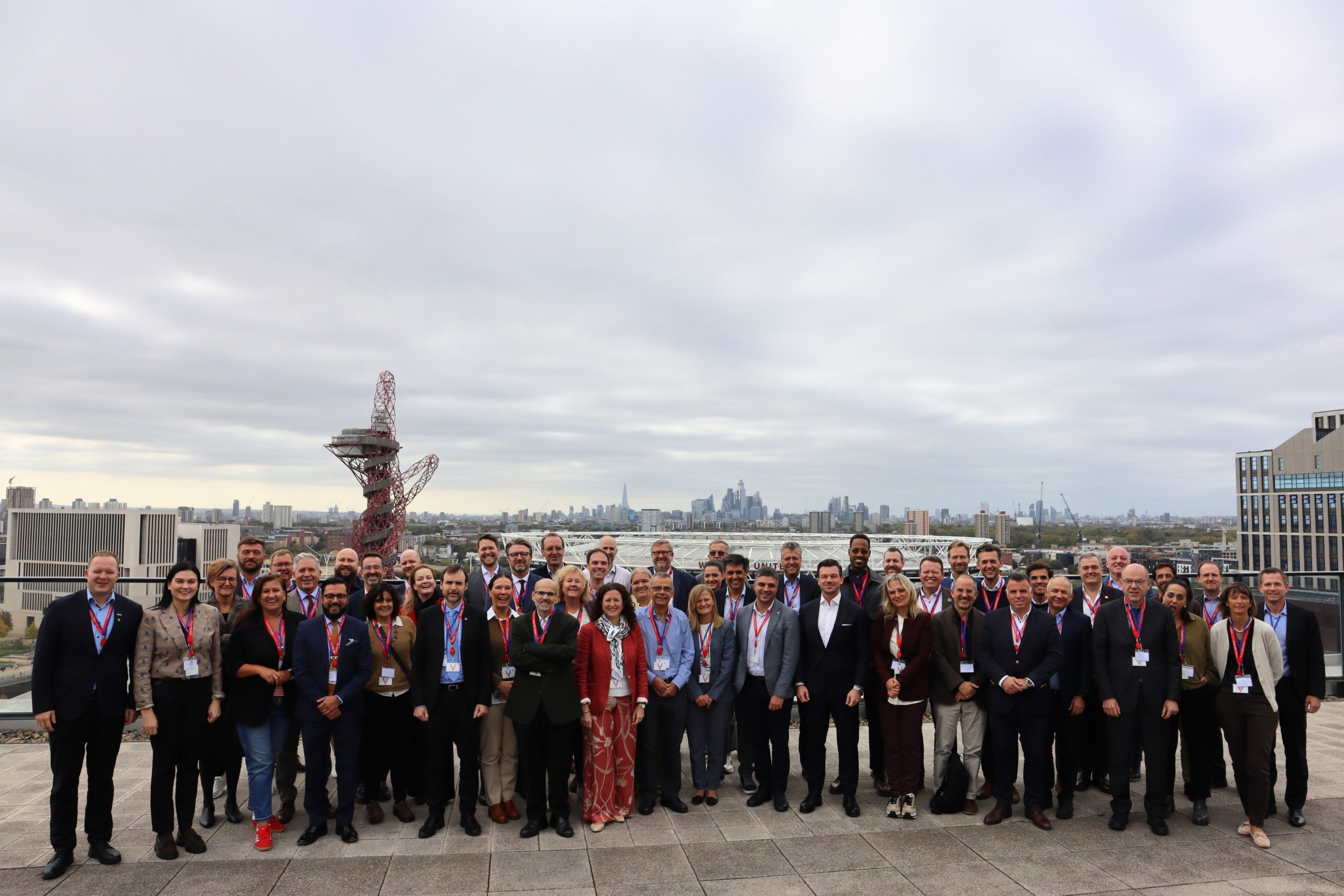 Attendees of the EMTA General Meeting in a group photo in London